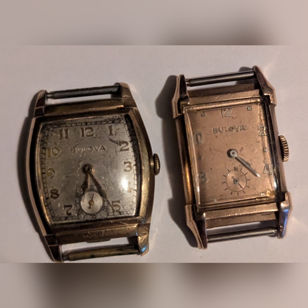 Bulova Men's Vintage watch lot